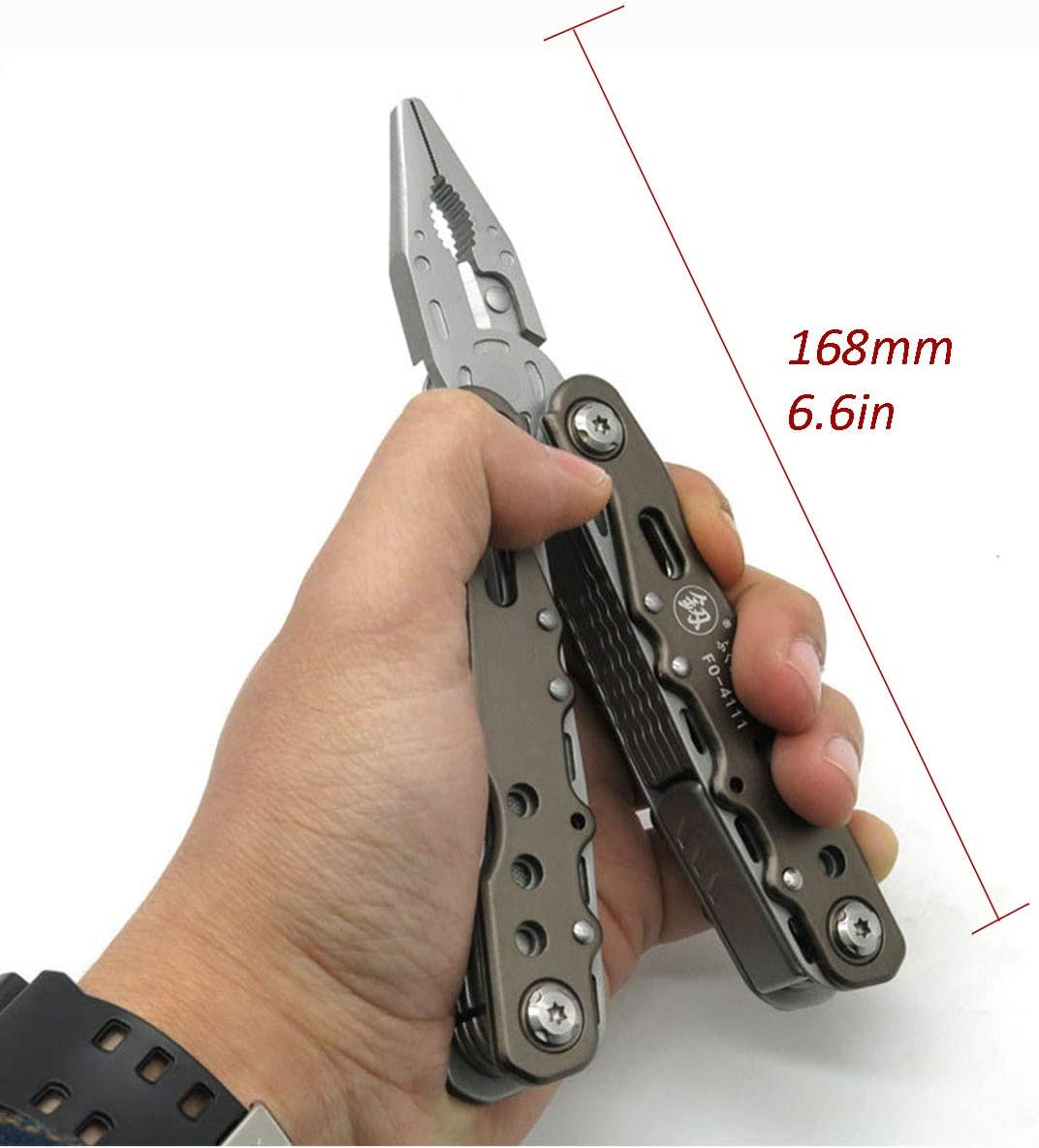 Multitool Plier 14 In 1 Kit Stainless Steel Pocket Tool - Emergency, Survival, Hunting - Image 3