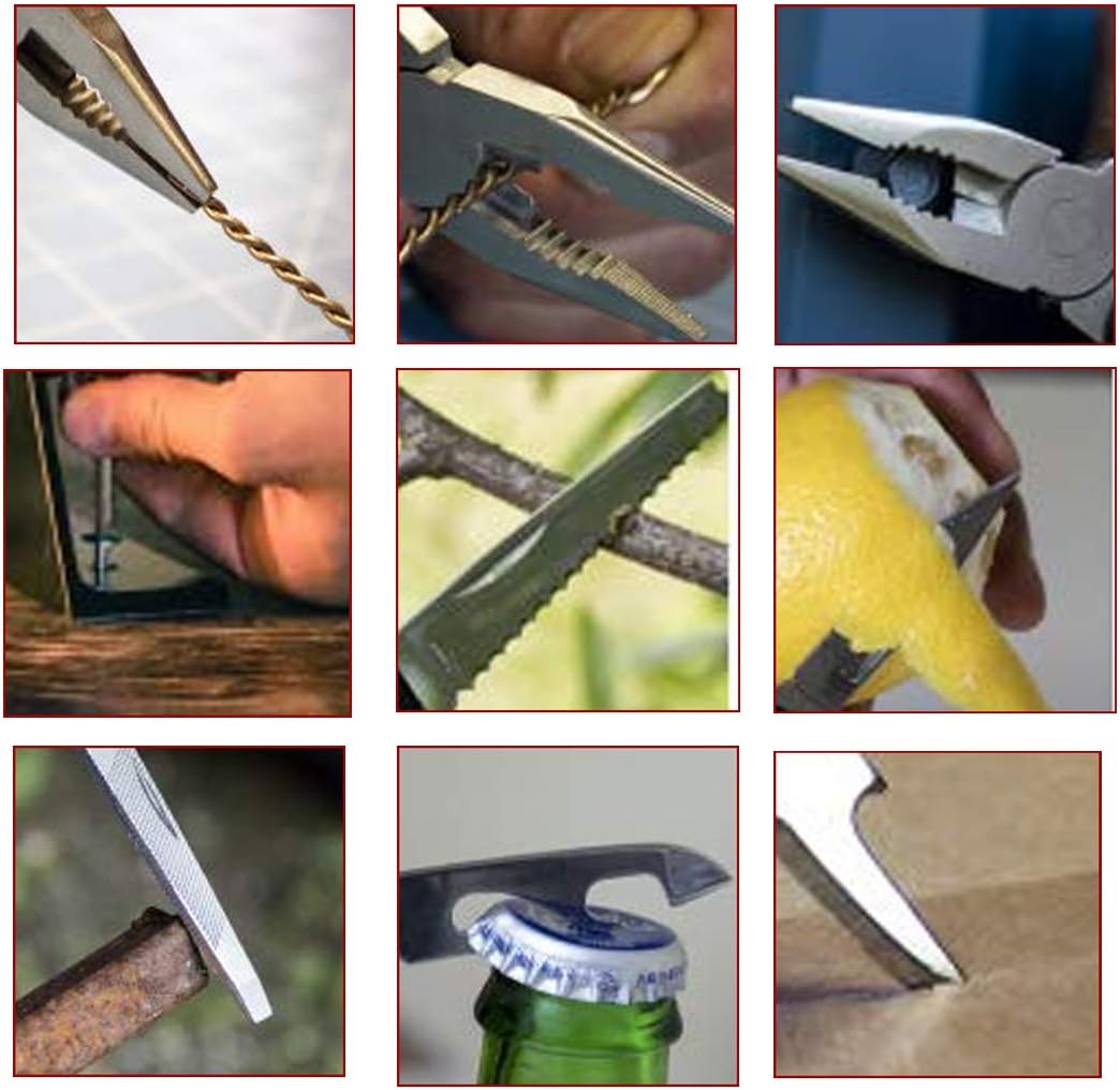 Multitool Plier 14 In 1 Kit Stainless Steel Pocket Tool - Emergency, Survival, Hunting - Image 4